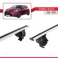 Renault Clio 4 2013-2020 Arası ile Uyumlu ACE-4 Ara Atkı Tavan Barı Gri 2 Adet