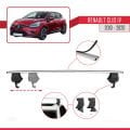 Renault Clio 4 2013-2020 Arası ile Uyumlu ACE-4 Ara Atkı Tavan Barı Gri 2 Adet