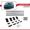 Volkswagen Sharan 2 (7N) 2010-2022 Arası ile Uyumlu BASIC Model Ara Atkı Tavan Barı Gri 2 Adet