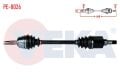 Peugeot Bipper 1.4 HDI 2008- Komple Sol Ön Aks 648mm VKA-PE-8026