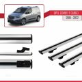 Opel Combo E Cargo 2019-2022 Arası ile Uyumlu BASIC Model Ara Atkı Tavan Barı Gri 3 Adet
