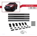 Fiat Fullback 2016-2020 Arası ile Uyumlu BASIC Model Ara Atkı Tavan Barı Siyah 3 Adet