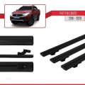 Fiat Fullback 2016-2020 Arası ile Uyumlu BASIC Model Ara Atkı Tavan Barı Siyah 3 Adet