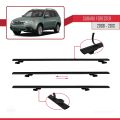 Subaru Forester 3 (SH) 2008-2013 Arası ile Uyumlu BASIC Model Ara Atkı Tavan Barı Siyah 3 Adet