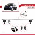 Renault Clio 3 2006-2012 Arası ile Uyumlu ACE-4 Ara Atkı Tavan Barı Gri 2 Adet