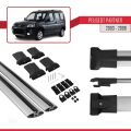 Peugeot Partner Post-Facelift 2003-2008 Arası ile Uyumlu FLY Model Ara Atkı Tavan Barı Gri 2 Adet