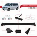 Volkswagen T6 Transporter 2015-2024 Arası ile Uyumlu FLY Model Ara Atkı Tavan Barı Siyah 3 Adet