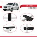 Opel Combo E Life 2019-2022 Arası ile Uyumlu BASIC Model Ara Atkı Tavan Barı Siyah 3 Adet