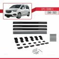 Opel Combo E Life 2019-2022 Arası ile Uyumlu BASIC Model Ara Atkı Tavan Barı Siyah 3 Adet