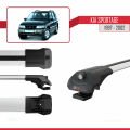 Kia Sportage 1997-2002 Arası ile Uyumlu ACE-1 Ara Atkı Tavan Barı Gri 3 Adet