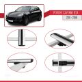 Porsche Cayenne 2 (92A) 2011-2018 Arası ile Uyumlu BASIC Model Ara Atkı Tavan Barı Gri 2 Adet