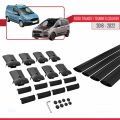 Ford Transit/Tourneo Courier Post-Facelift 2018-2022 Arası ile Uyumlu FLY Model Ara Atkı Tavan Barı Siyah 4 Adet
