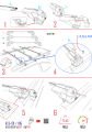 Honda Odyssey 1995-1998  Arası ile Uyumlu ACE-1 Ara Atkı Tavan Barı Gri 3 Adet