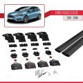 Ford Focus 3 (C346) SW 2011-2018 Arası ile Uyumlu ACE-2 Ara Atkı Tavan Barı Siyah 2 Adet