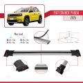 Fiat Grande Panda 2025-2025 Arası ile Uyumlu FLY Model Ara Atkı Tavan Barı Gri 2 Adet