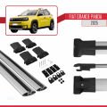 Fiat Grande Panda 2025-2025 Arası ile Uyumlu FLY Model Ara Atkı Tavan Barı Gri 2 Adet