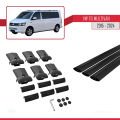 Volkswagen T6 Multivan 2015-2024 Arası ile Uyumlu FLY Model Ara Atkı Tavan Barı Siyah 3 Adet