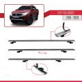 Fiat Fullback 2016-2020 Arası ile Uyumlu BASIC Model Ara Atkı Tavan Barı Gri 3 Adet