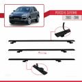Porsche Cayenne (9PA) 2003-2010 Arası ile Uyumlu BASIC Model Ara Atkı Tavan Barı Siyah 2 Adet