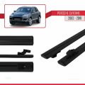 Porsche Cayenne (9PA) 2003-2010 Arası ile Uyumlu BASIC Model Ara Atkı Tavan Barı Siyah 2 Adet