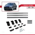 Porsche Cayenne (9PA) 2003-2010 Arası ile Uyumlu BASIC Model Ara Atkı Tavan Barı Gri 2 Adet