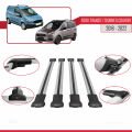 Ford Transit/Tourneo Courier Post-Facelift 2018-2022 Arası ile Uyumlu FLY Model Ara Atkı Tavan Barı Gri 4 Adet