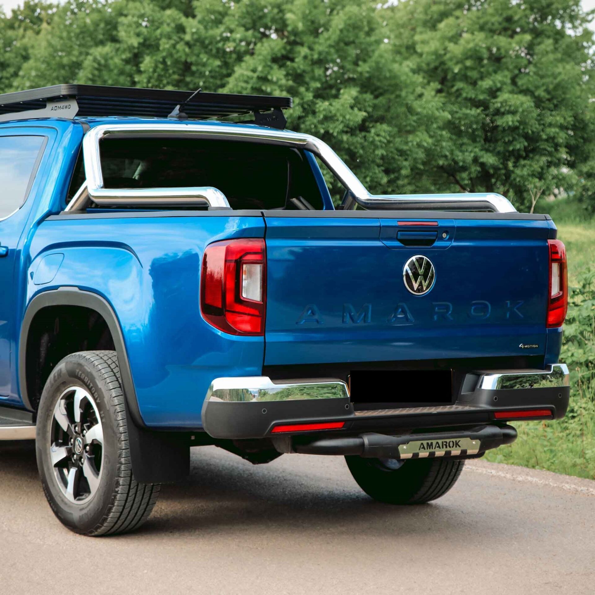 Mitsubishi L200 2007-2019 İçin Off Road Titanic Plus Arka Koruma Demiri Siyah AQM4WD PAK26