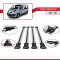 Nissan Primastar 2001-2014 Arası ile Uyumlu FLY Model Ara Atkı Tavan Barı Gri 4 Adet