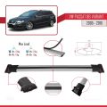 Volkswagen Passat B6 (3C) Variant 2005-2010 Arası ile Uyumlu FLY Model Ara Atkı Tavan Barı Gri 2 Adet