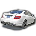 Mercedes C-Serisi W204 Uyumlu Yedek Parça Coupe Spoiler Boyasız