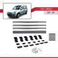 Opel Combo C 2001-2011 Arası ile Uyumlu BASIC Model Ara Atkı Tavan Barı Gri 3 Adet