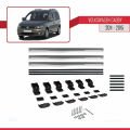Volkswagen Caddy 3 (2K) 2011-2015 Arası ile Uyumlu BASIC Model Ara Atkı Tavan Barı Gri 3 Adet