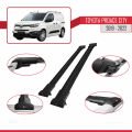 Toyota Proace City 2019-2022 Arası ile Uyumlu FLY Model Ara Atkı Tavan Barı Siyah 2 Adet