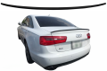 Audi A6 2012-2017  Uyumlu Yedek Parça Spoiler Parlak Siyah