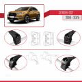 Citroen/DS 7 Crossback 2018 ve Sonrası ile Uyumlu ACE-2 Ara Atkı Tavan Barı Siyah 2 Adet