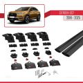 Citroen/DS 7 Crossback 2018 ve Sonrası ile Uyumlu ACE-2 Ara Atkı Tavan Barı Siyah 2 Adet
