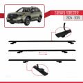 Subaru Forester (AYRIK) 2024-2025 Arası ile Uyumlu BASIC Model Universal Ara Atkı Tavan Barı Siyah 3 Adet