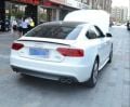 Audi A5 2009-2016  Uyumlu Yedek Parça Spoiler Parlak Siyah