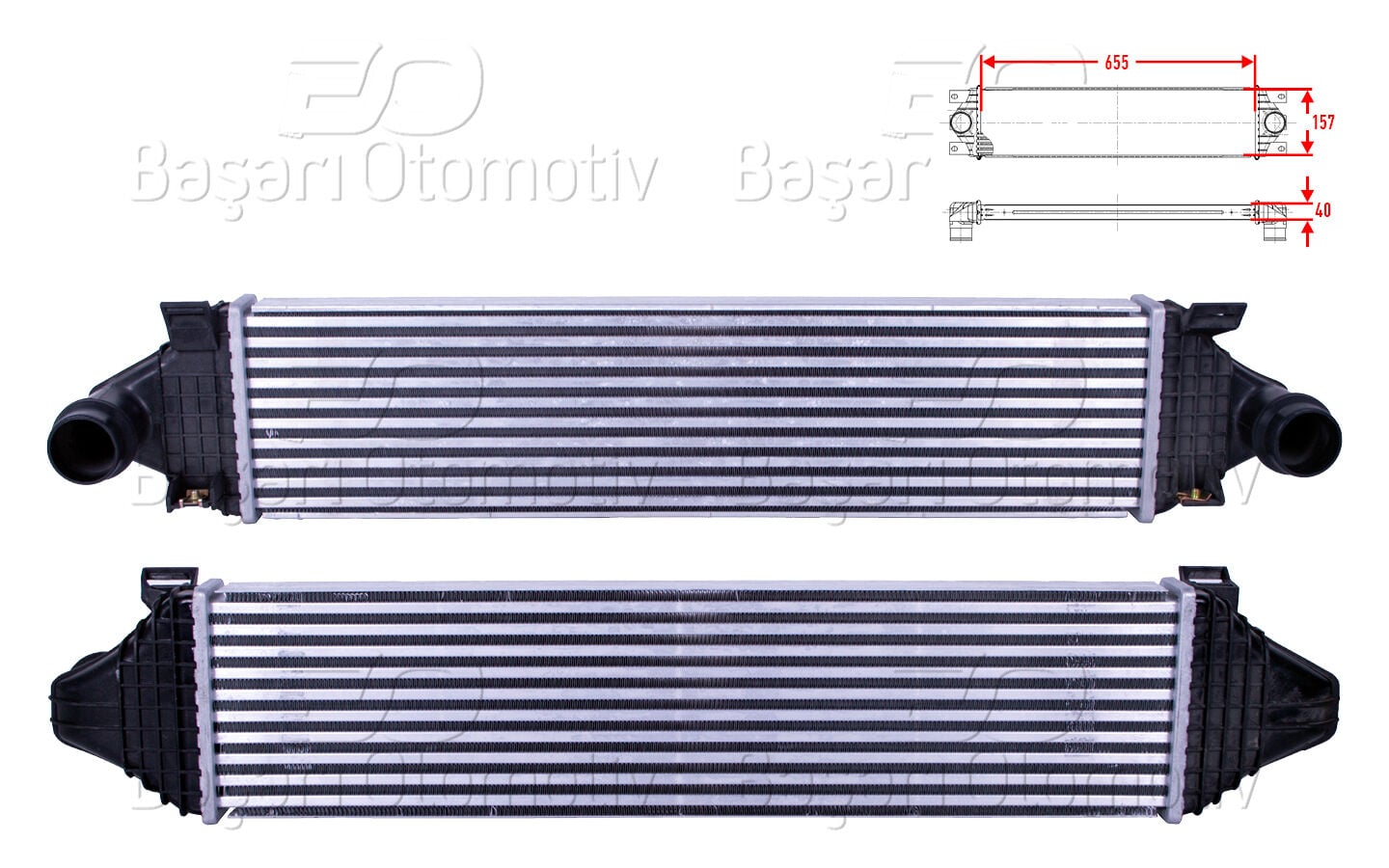 Volvo 2 V40 V60 1.5 T3 2.0 D3 D2 D3 T3 Motor Turbo Radyatörü (Intercooler)