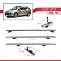 Peugeot 207 SW 2006-2014 Arası ile Uyumlu BASIC Model Ara Atkı Tavan Barı Gri 3 Adet