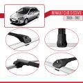 Renault Clio 3 Estate 2005-2012 Arası ile Uyumlu ACE-1 Ara Atkı Tavan Barı Siyah 2 Adet
