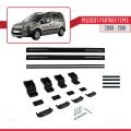 Peugeot Partner 2 Tepee 2008-2018 Arası ile Uyumlu BASIC Model Ara Atkı Tavan Barı Siyah 2 Adet