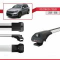 Volkswagen Tiguan (5N) 2007-2016 Arası ile Uyumlu ACE-1 Ara Atkı Tavan Barı Gri 2 Adet
