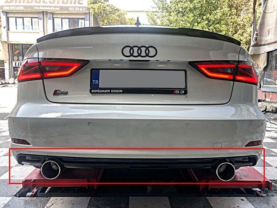 Audi A3 Uyumlu Yedek Parça Sedan Difüzör