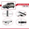 Peugeot Partner 2 Tepee 2008-2018 Arası ile Uyumlu BASIC Model Ara Atkı Tavan Barı Gri 2 Adet
