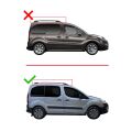 Peugeot Partner 2 Tepee 2008-2018 Arası ile Uyumlu BASIC Model Ara Atkı Tavan Barı Gri 2 Adet