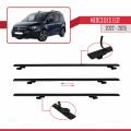 Mercedes EQT / Citan W420 2022-2025 Arası ile Uyumlu BASIC Model Universal Ara Atkı Tavan Barı Siyah 3 Adet