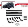 Mercedes EQT / Citan W420 2022-2025 Arası ile Uyumlu BASIC Model Universal Ara Atkı Tavan Barı Siyah 3 Adet