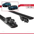 Peugeot 5008 II (P87) 2017-2024 Arası ile Uyumlu HOOK Model Ara Atkı Tavan Barı Siyah 2 Adet