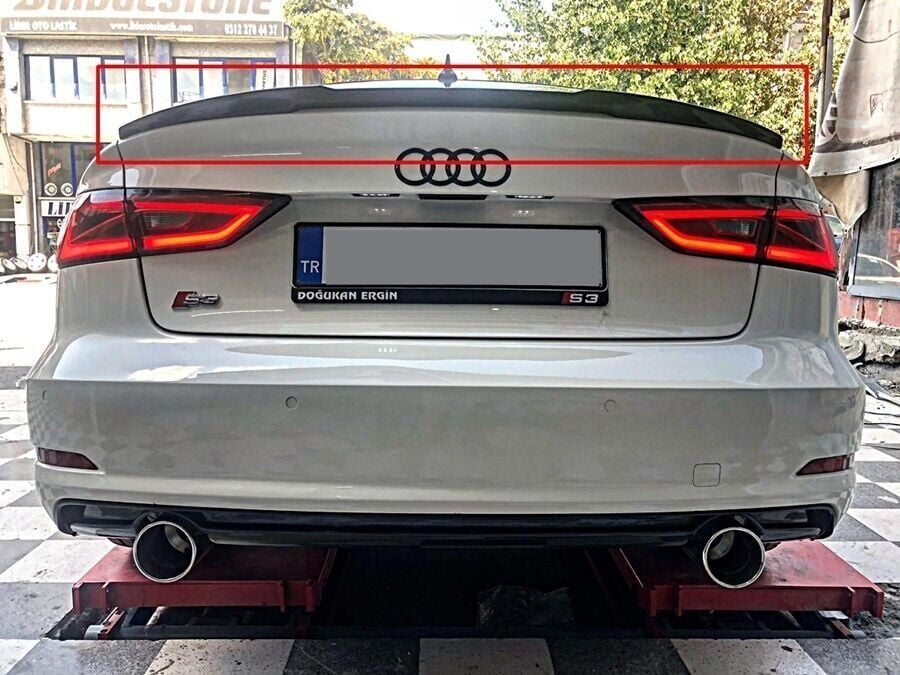 Audi A3 Uyumlu Yedek Parça Sedan Yarasa Spoiler